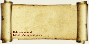 Nadja Perošević vizit kartica